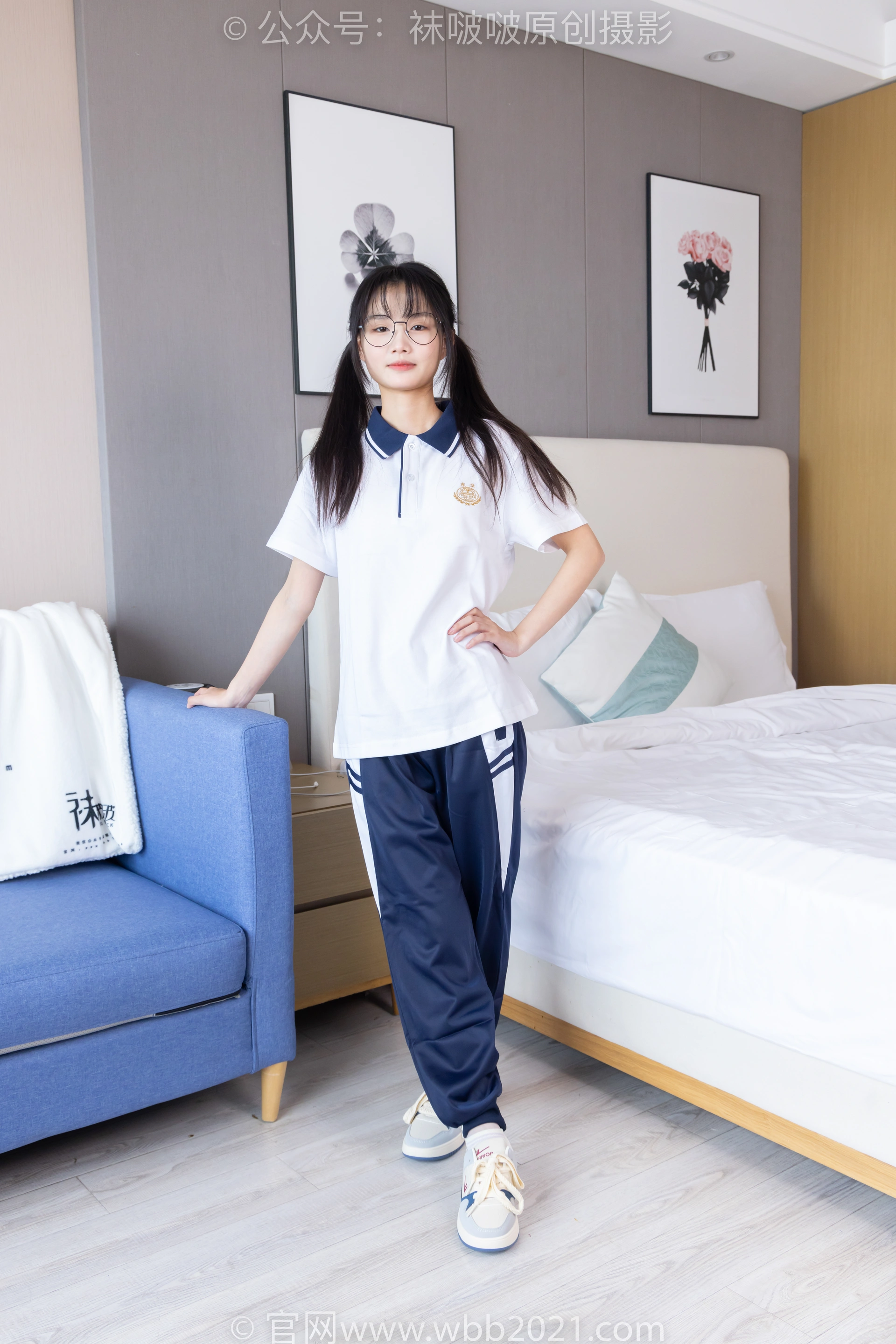 [BoBoSocks袜啵啵] NO.446 甜甜圈-板鞋、白棉袜、白丝（脚尖加固款）、校服裤里丝（花絮版） 0