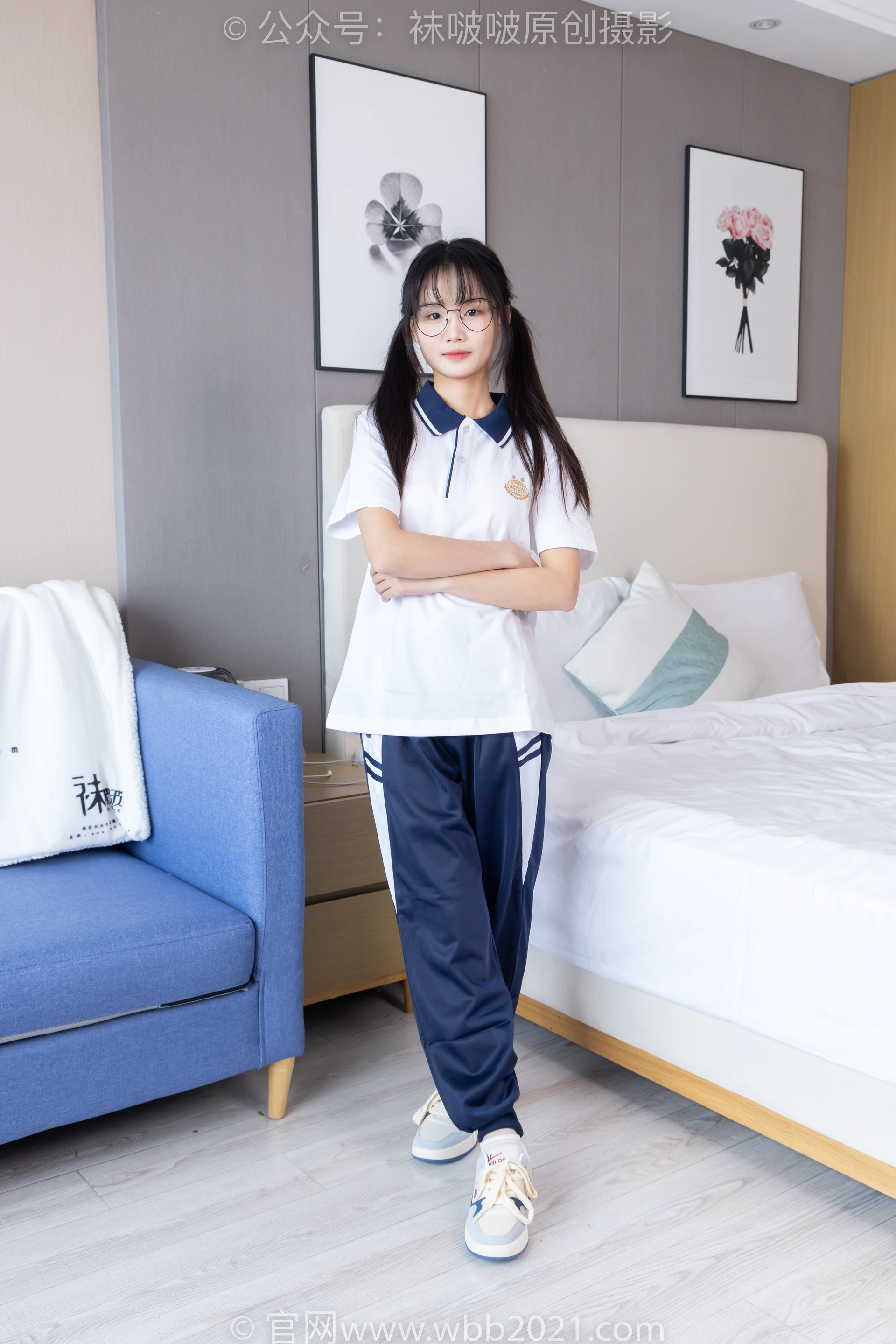 [BoBoSocks袜啵啵] NO.446 甜甜圈-板鞋、白棉袜、白丝（脚尖加固款）、校服裤里丝（花絮版） 1