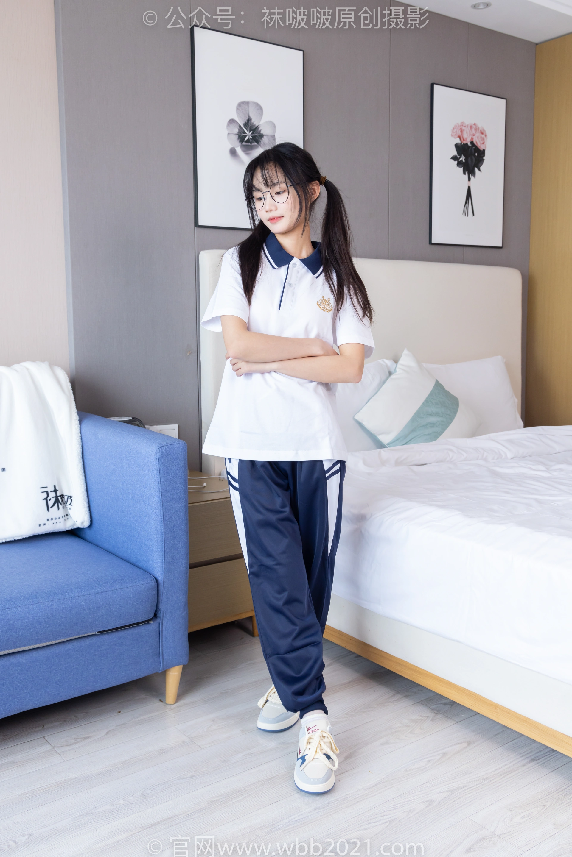 [BoBoSocks袜啵啵] NO.446 甜甜圈-板鞋、白棉袜、白丝（脚尖加固款）、校服裤里丝（花絮版） 2